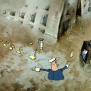 Water PeopleDucks Policeman © Paul Driessen / Nico Crama Films / Netherlands Institute for Animation Film